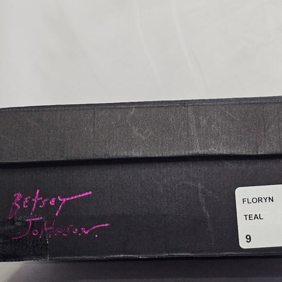 Betsey Johnson Women's Beckket Lucite Dress Sandals Size 9 Teal NWT - Picture 8 of 8